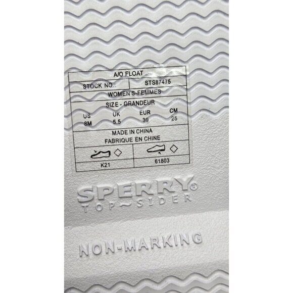 Sperry Top Sider Original Float Slip-Ons Peach Women’s Boat Shoe - Picture 11 of 12
